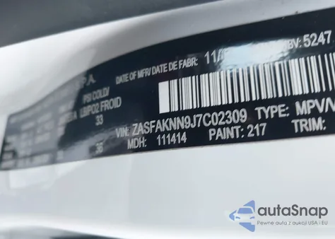 2018 Alfa Romeo Stelvio Ti из США, поврежденный, VIN ZASFAKNN9J7C02309